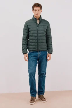 Cortefiel Casacos|Sobretudos-Blusão acolchoado ultralight Verde