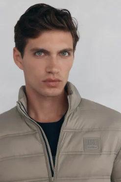 Pedro del Hierro Casacos|Sobretudos-Blusão acolchoado ultralight Beige