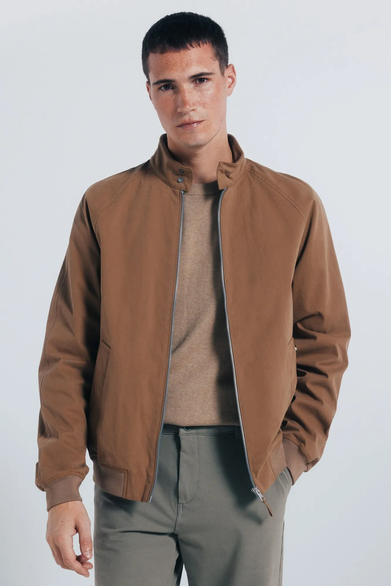 Springfield Casacos-Blusão algodão castanho