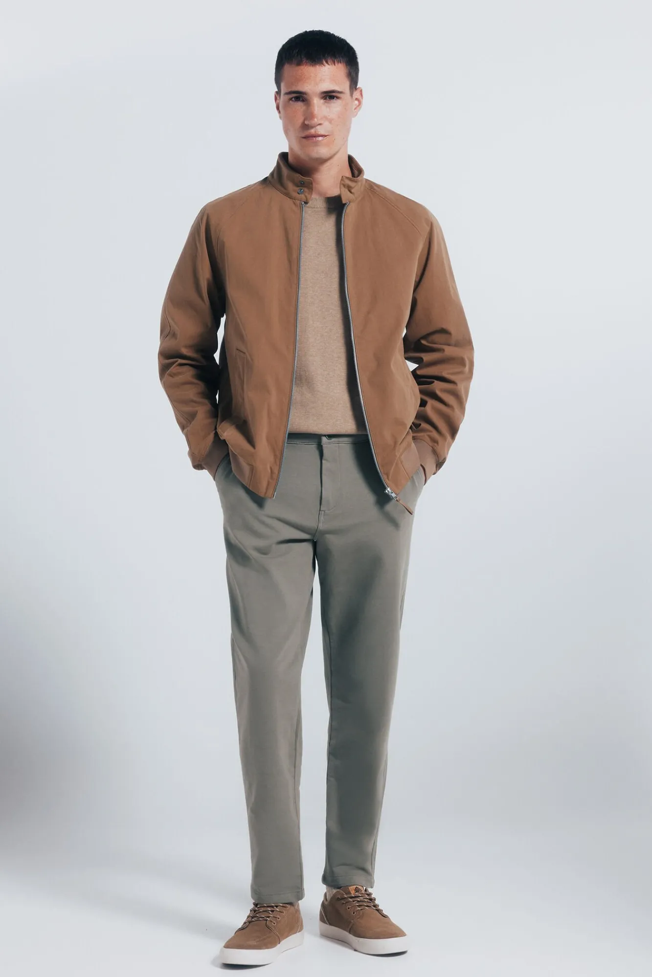 Springfield Casacos-Blusão algodão castanho