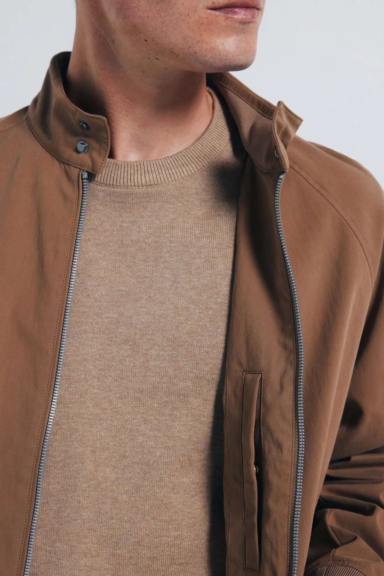 Springfield Casacos-Blusão algodão castanho