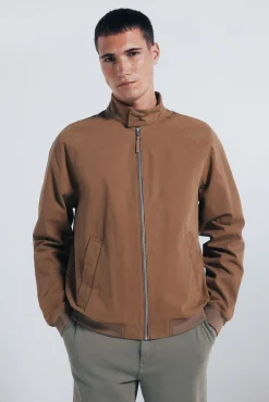 Springfield Casacos-Blusão algodão castanho