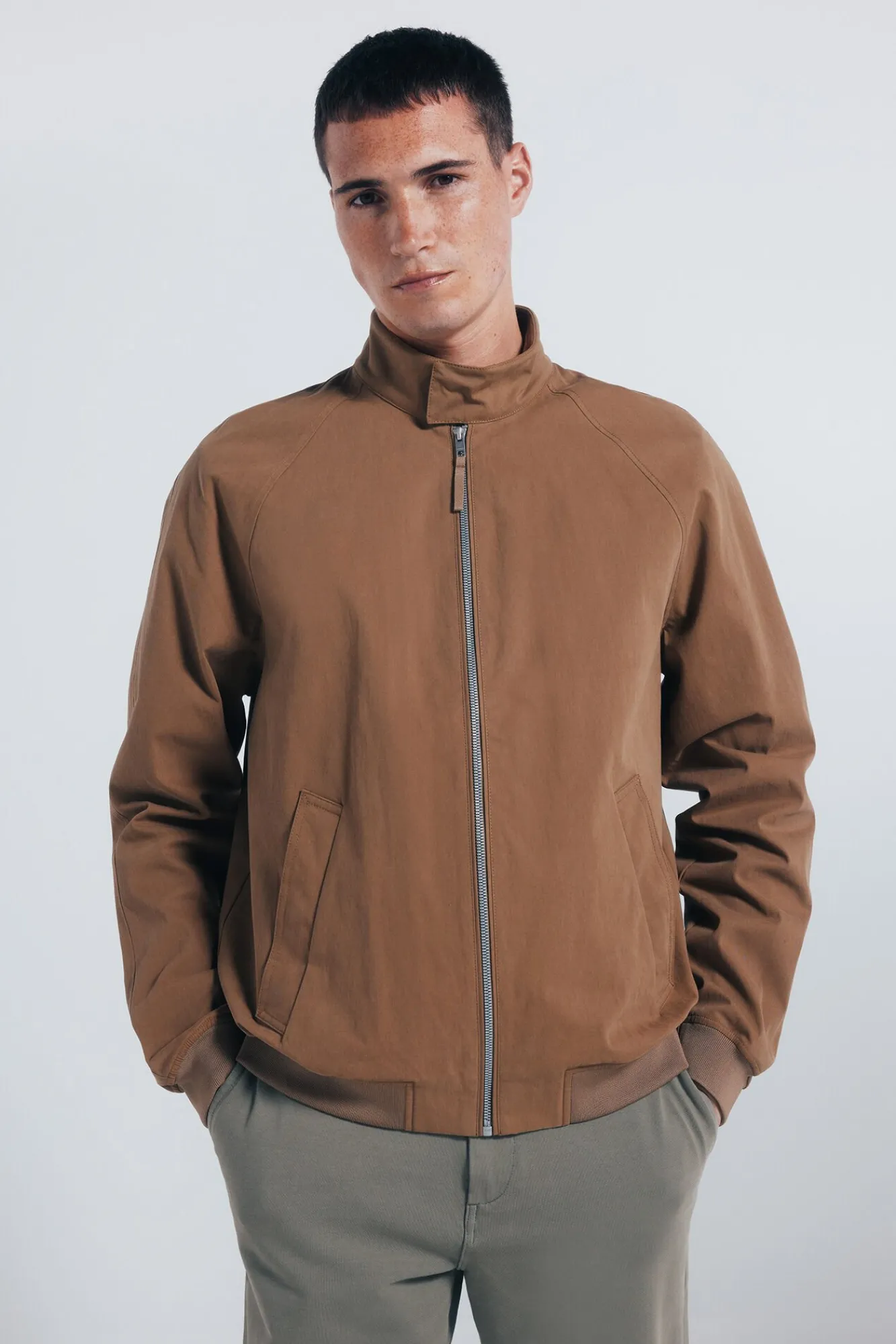 Springfield Casacos-Blusão algodão castanho