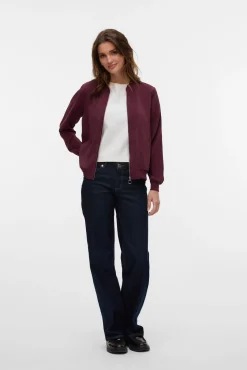 Vero Moda Sobretudos-Blusão bomber Roxo