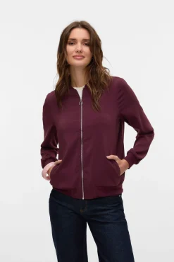 Vero Moda Sobretudos-Blusão bomber Roxo