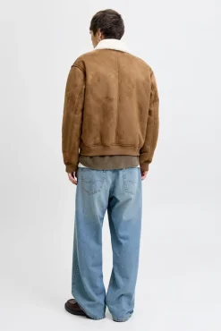 Jack & Jones Casacos-Blusão bomber clássica Castanho