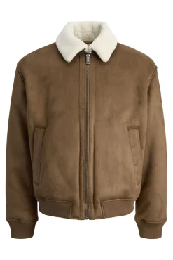 Jack & Jones Casacos-Blusão bomber clássica Castanho
