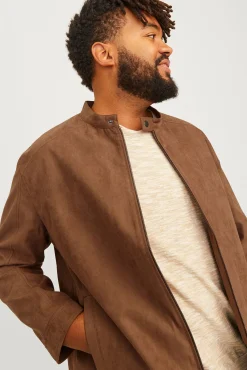Jack & Jones PLUS Casacos-Blusão com efeito couro PLUS cru