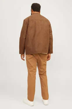 Jack & Jones PLUS Casacos-Blusão com efeito couro PLUS cru