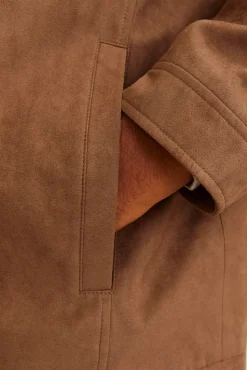 Jack & Jones PLUS Casacos-Blusão com efeito couro PLUS cru