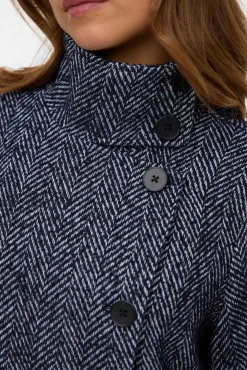 Vero Moda Sobretudos|Casacos-Blusão com estrutura espiga Azul