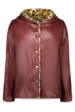 Cortefiel Sobretudos|Casacos-Blusão curto reversível efeito pelo Castanho