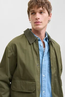 Jack & Jones Casacos-Blusão de corte regular Verde