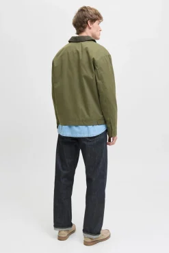 Jack & Jones Casacos-Blusão de corte regular Verde