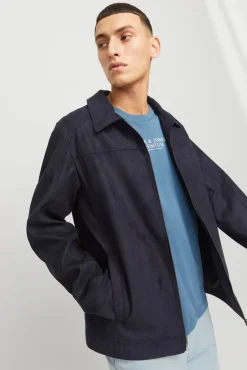 Jack & Jones Casacos-Blusão de corte regular preto