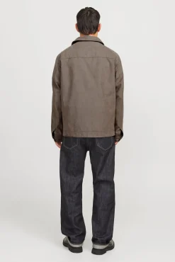 Jack & Jones Casacos-Blusão de corte regular cinzento