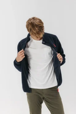 elPulpo Casacos-Blusão de forro polar Vancouver Azul