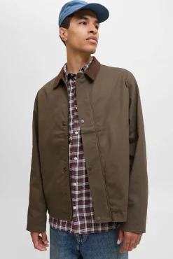 Jack & Jones Casacos-Blusão de trabalhador castanho