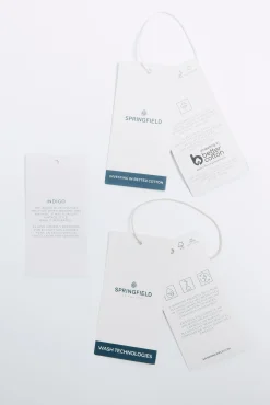 Springfield Casacos-Blusão denim básico azul