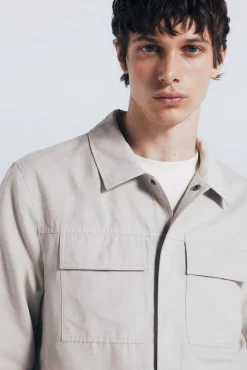 Springfield Casacos-Blusão efeito camurça cru