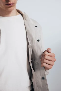 Springfield Casacos-Blusão efeito camurça cru