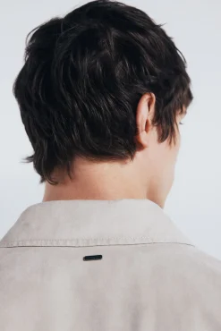 Springfield Casacos-Blusão efeito camurça cru