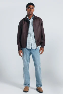 Springfield Casacos-Blusão efeito pele cru