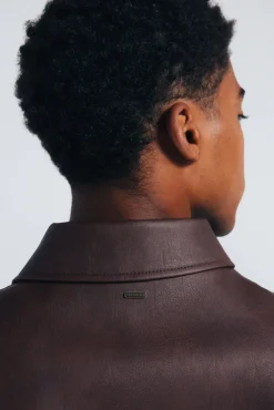 Springfield Casacos-Blusão efeito pele cru