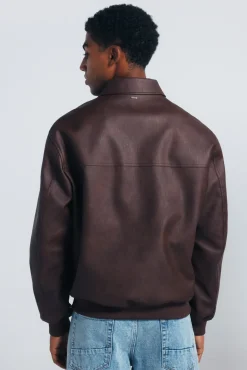 Springfield Casacos-Blusão efeito pele cru