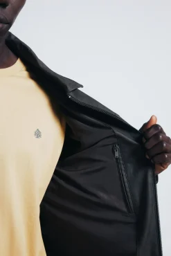 Springfield Casacos-Blusão efeito pele cru