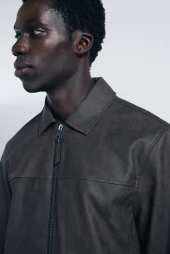 Springfield Casacos-Blusão efeito pele cru