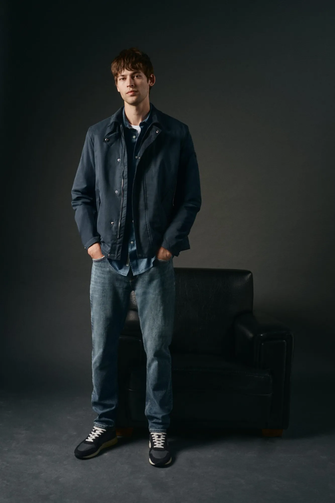 OOTO Casacos-Blusão estilo Heritage Azul