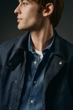 OOTO Casacos-Blusão estilo Heritage Azul