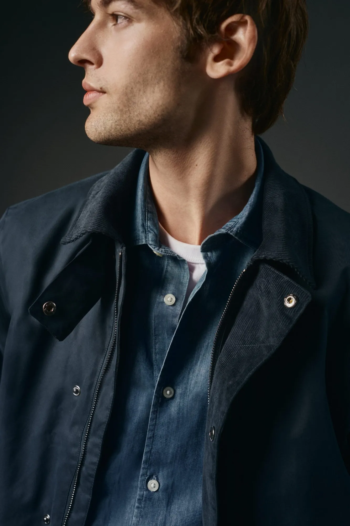 OOTO Casacos-Blusão estilo Heritage Azul