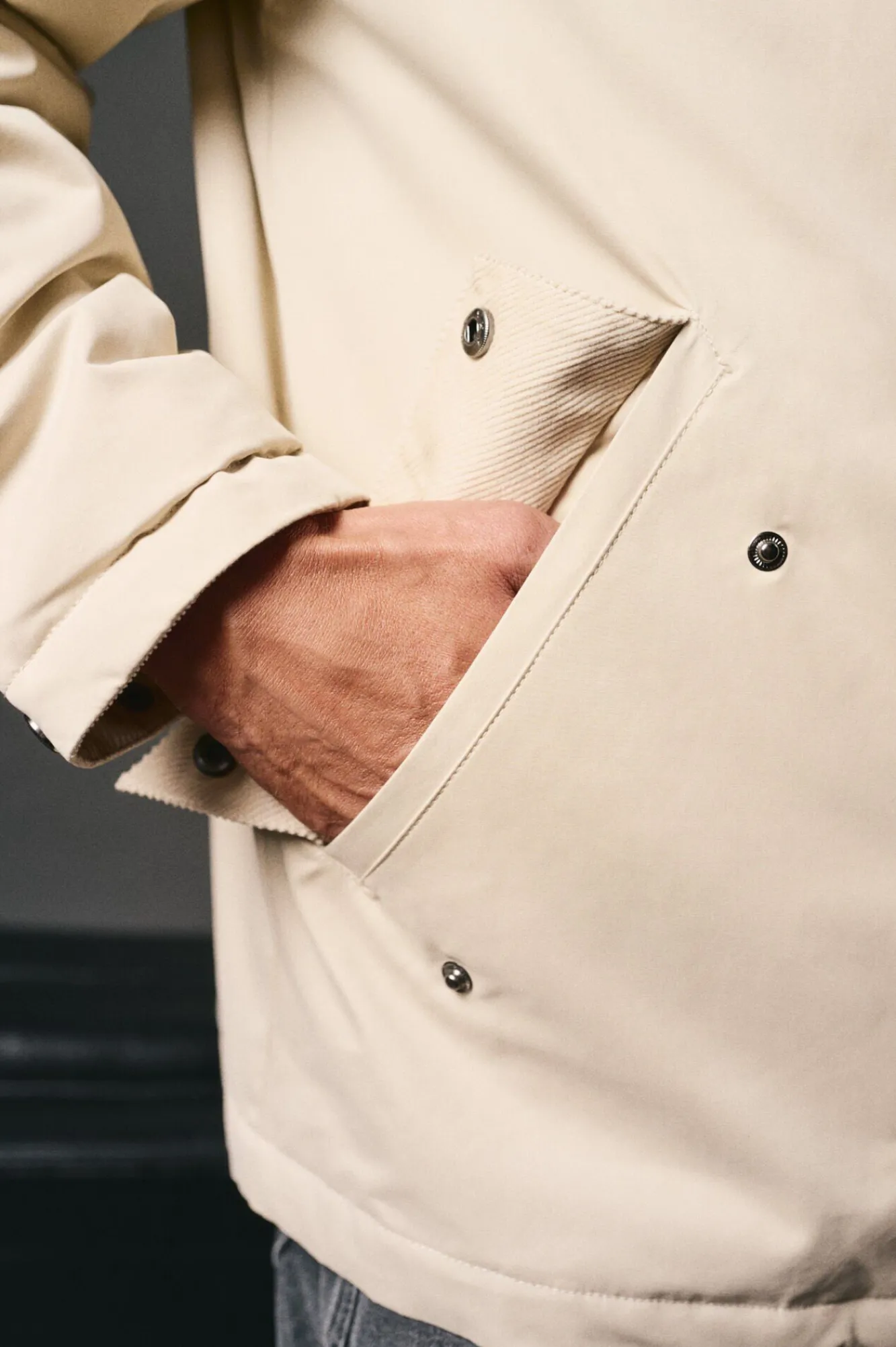 OOTO Casacos-Blusão estilo Heritage Tostado