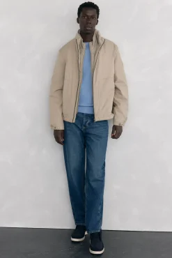 Pedro del Hierro Casacos|Sobretudos-Blusão forros desmontáveis Beige