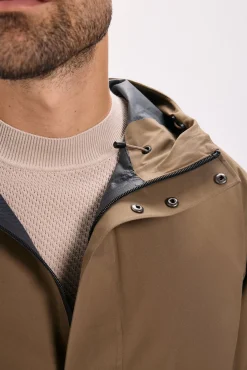 Jack & Jones Casacos-Blusão impermeável de corte regular Castanho