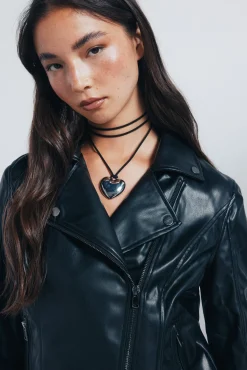 Springfield Sobretudos-Blusão motard preto