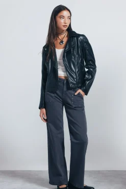 Springfield Sobretudos-Blusão motard preto