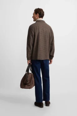 Silbon Casacos-Blusão pied-de-poule Castanho