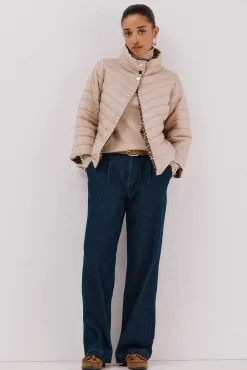 Cortefiel Sobretudos|Casacos-Blusão reversível thermolite® Ecru