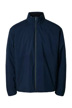 Selected Casacos-Blusão técnica resistente à água Azul