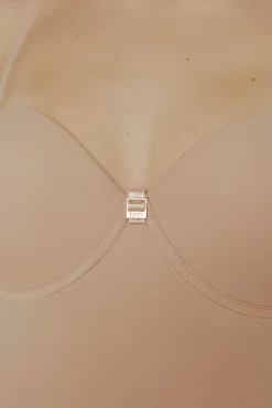 Ivette Bridal Roupa Interior-Body calças copa B com copa push-up em nude camel