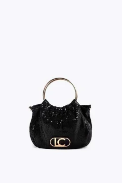 Lola Casademunt Malas-Bolsa com alça metálica Preto