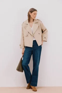 Cortefiel Malas-Bolsa com fivela bimateria Verde