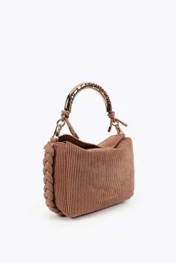 Lola Casademunt Malas-Bolsa crossbody icônica Tostado