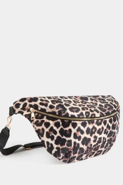 Morgan Malas-Bolsa de cintura com estampado de leopardo Multicolorido