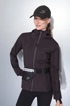 Dash and Stars Malas-Bolsa de cintura preta extra plana preto