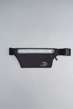 Dash and Stars Malas-Bolsa de cintura preta extra plana preto