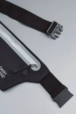 Dash and Stars Malas-Bolsa de cintura preta extra plana preto